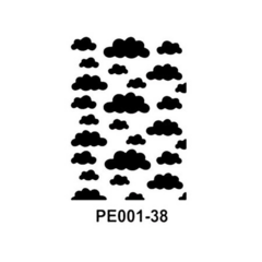 Placa de Emboss Nuvens - PE001-38
