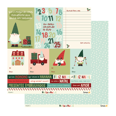 Kit 6 Folhas | Noite de Natal - Lemon Scrapbook - loja online