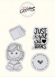 Carimbo Goodies - Book Lovers -clear stamps