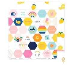 Bloco coordenado Momentos para sorrir - Juju scrapbook - comprar online