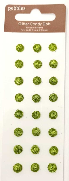 Candy Dots Pebbles- Verde