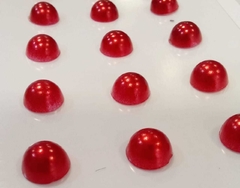 Candy Dots Pebbles- Vermelho - Universo Scrap