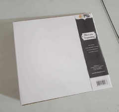 Álbum para Scrapbook Oficina do papel - Branco - 30x30cm