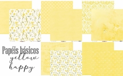 Coleção Happy - Papéis Básicos YELLOW Carina Sartor - comprar online