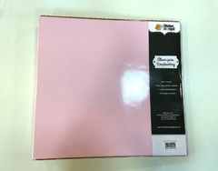 Álbum para Scrapbook 30x30cm Rosa - Oficina do papel