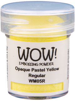 Pó para emboss WOW - Opaque Pastel Yellow