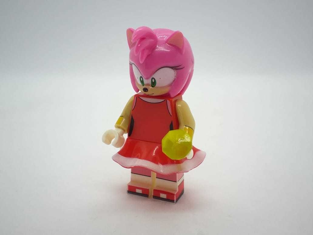 Lego Minifigura SILVER SONIC MOVIE MC917