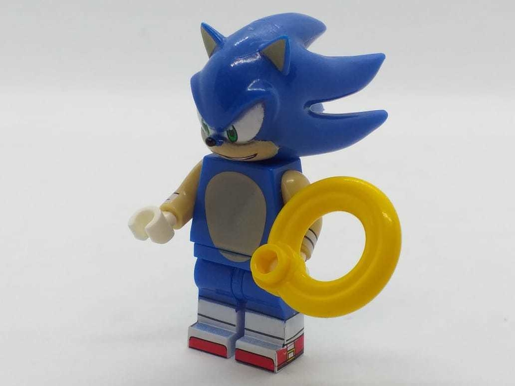 Lego Minifigura SILVER SONIC MOVIE MC917