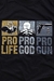 Pro-Life Pro-God Pro-Gun Preto - Babylook - comprar online