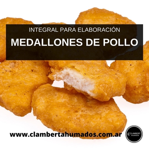 Integral medallón y nuggets de pollo RINDE 25 KG