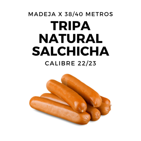 Tripa Natural para Salchicha / Chistorra / Calibre 22 / 24