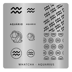 Placa de Carimbo - Aquarius