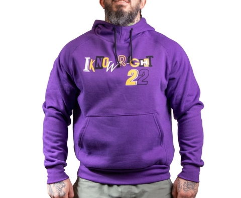 Buzo frisa hoodie hombre i know right violeta