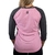 Remera 3/4 mujer "ikr athlete" (rosa y negro) - comprar online