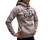Buzo frisa hoodie mujer "snake" (gris) - comprar online