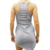 Vestido musculosa "ikr" (gris). - comprar online