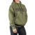 Buzo frisa hoodie "i know right " (verde militar) en internet