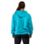 Buzo frisa hoodie "i know right " (celeste) - comprar online