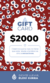 GIFT CARD $2.000 - comprar online