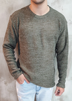 Sweater Tejido De Paul Gris - comprar online