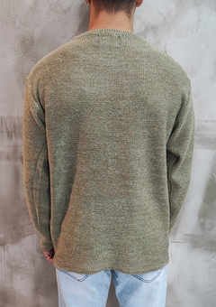 Sweater Tejido De Paul Verde - tienda online