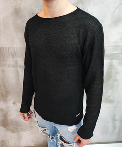 Sweater Malmok Negro - PLUMA BLANCA