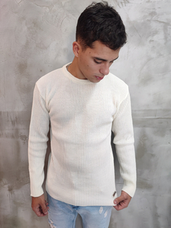 Sweater Vermont Crudo - PLUMA BLANCA