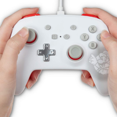 Control PowerA Enhanced Wired Super Mario White - comprar online