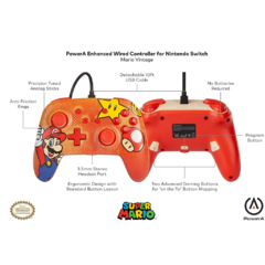 Control Para Nintendo con cable Mario Vintage - Anywhere Tienda 