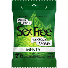 PRESERVATIVO MENTA COM 3 UNIDADES SEX FREE