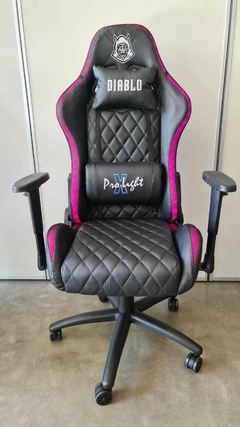 GC-LD - SILLA GAMER DIABLO PRO LIGHT NEGRO LUCES LED en internet