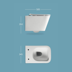 ART DF-B605 JUEGO DE INODORO + BIDET +TANQUE DE EMBUTIR EN PARED - comprar online