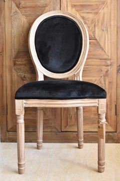 Art BR-303N SILLA FRENCH PANA NEGRO MADERA ROBLE IMPORTADA