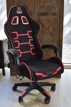 GC112 - SILLA GAMER DIABLO RADER NEGRO Y ROJO