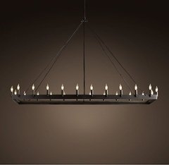 ART D1975-115 VINTAGE CHANDELIER RECTANGULAR