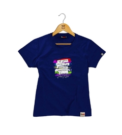 Camiseta Baby Look Life You Colorido Pintee - loja online