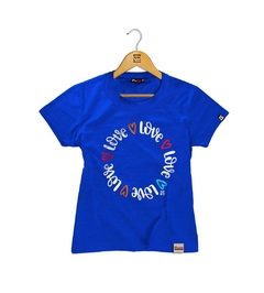 Camiseta Baby Look Love Love - Pintee T-shirt - As Camisetas Mais Incríveis da Internet