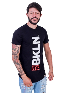 Camiseta LongLine BKLN NYC - loja online
