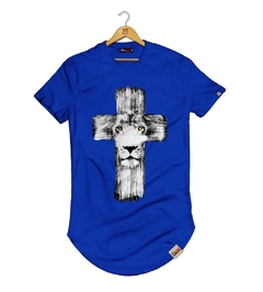 Imagem do Camiseta Longline Cruz Leão de Judá