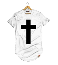 Camiseta Longline Estampa Cruz na internet