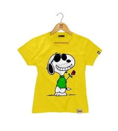 Camiseta Baby Look Snoopy na internet