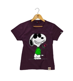 Camiseta Baby Look Snoopy na internet