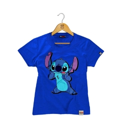 Camiseta Baby Look Stitch na internet