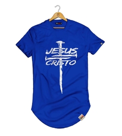 Camiseta Longline Jesus Cristo Pregos na internet
