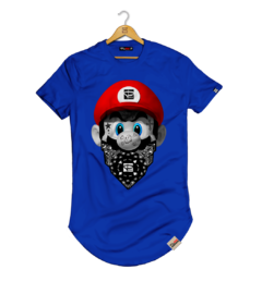 Camiseta Longline Super Mario Thug Life na internet