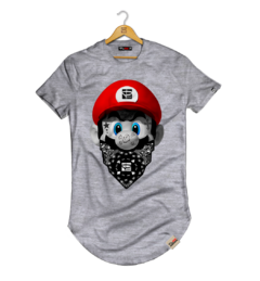 Camiseta Longline Super Mario Thug Life - loja online