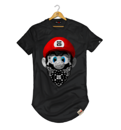 Camiseta Longline Super Mario Thug Life