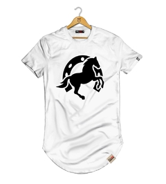 Camiseta Longline Cavalo Ferradura