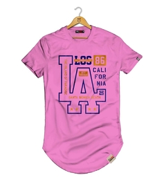 Camiseta LongLine Los Angeles LA 86 - Pintee T-shirt - As Camisetas Mais Incríveis da Internet