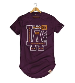 Camiseta LongLine Los Angeles LA 86 - Pintee T-shirt - As Camisetas Mais Incríveis da Internet